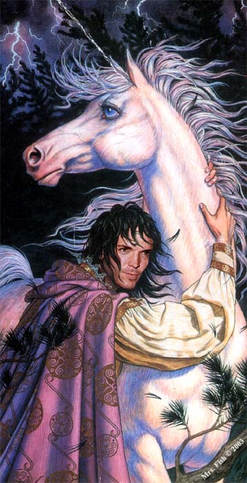 Vanye and Unicorn by MrsFish
Keywords: candid_art