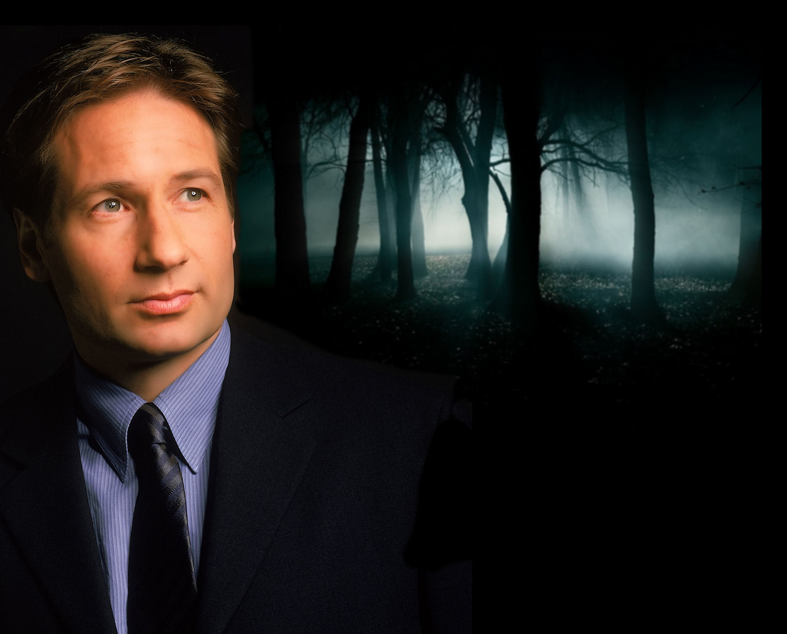 Forest - Fox Mulder by Tarlan
Keywords: xfiles_art;xfiles_wpr