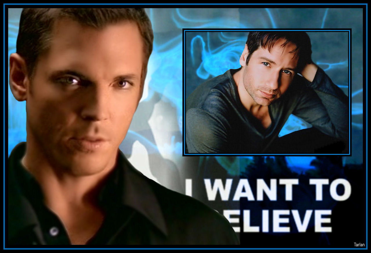 I Want To Believe - Mulder and Krycek by Tarlan
Created for Nick Lea Christmas eZine 2011
Keywords: xfiles_art;xfiles_wpr
