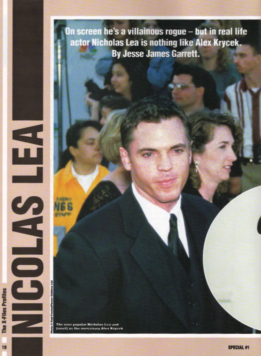 Xpose Special #1 - Summer 1997 - Nicholas Lea - Page 1
Keywords: xfiles_media